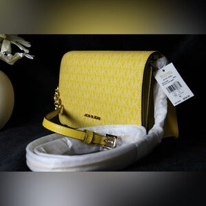 NWT Michael Kors Medium Logo Convertible Crossbody Bag